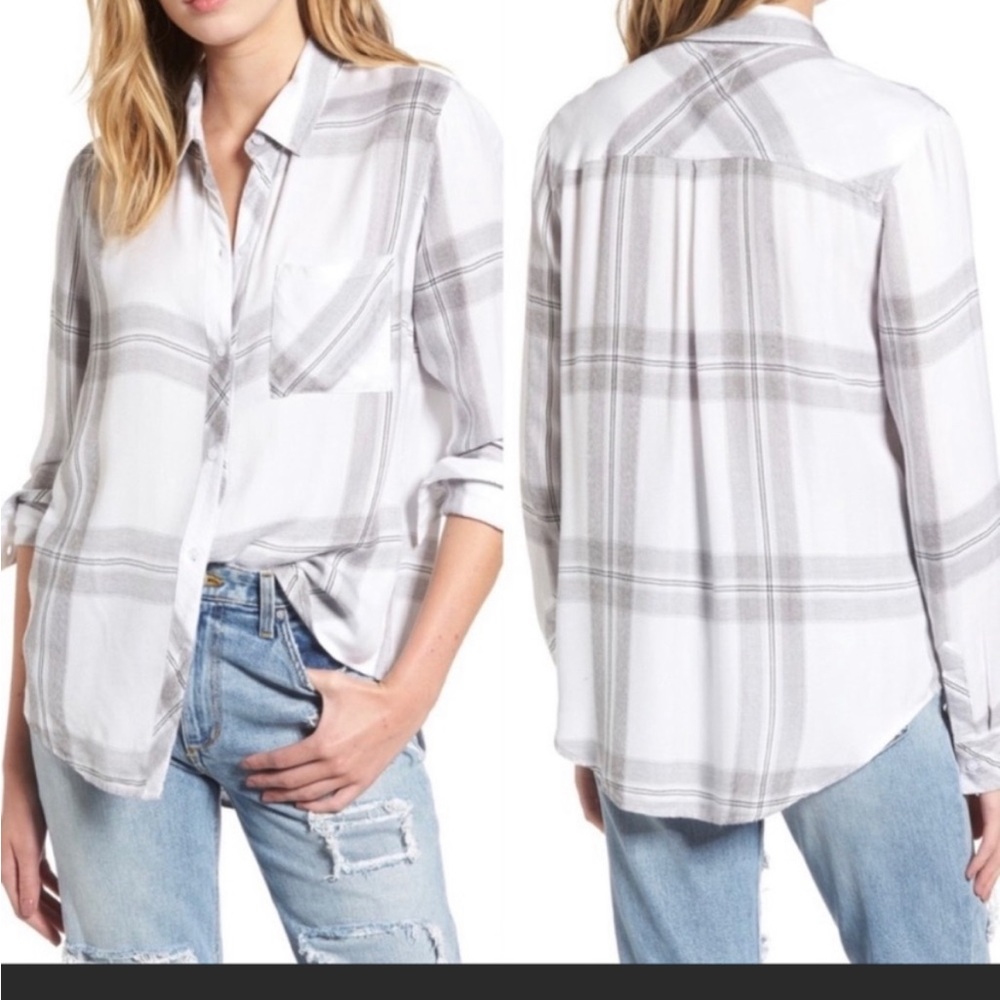 Rails Hunter Plaid Shirt Ash Cinder